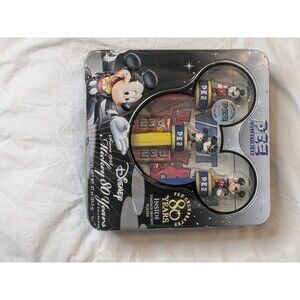 NEW SEALED | Disney PEZ Mickey Mouse 80 Years Collection with Retro Mickey Poste
